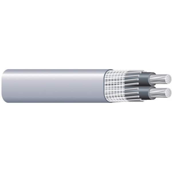 Southwire (By-the-Foot) 6-6-6 Gray Stranded AL SEU Cable