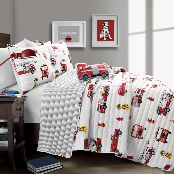 Fire truck outlet twin comforter set