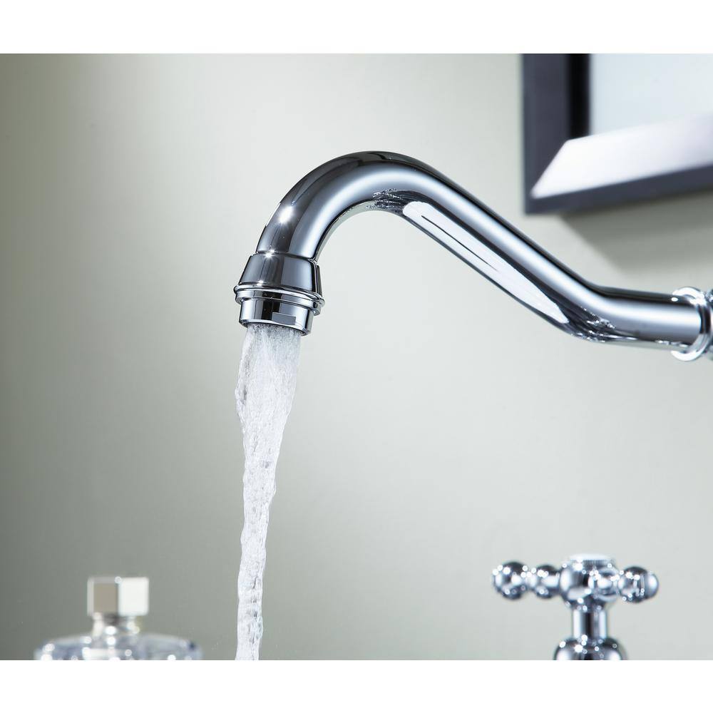 Highland Polished Chrome Widespread 2-Handle Bathroom Faucet