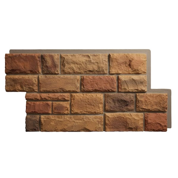 Everstone Regal Faux Stone 47.75 in. x 24.75 in. Polyurethane Siding