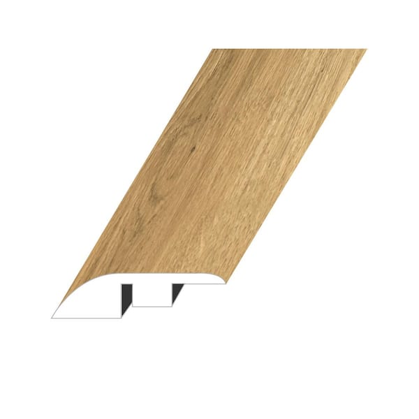 Montserrat Rhodes Moroccan Tan 0.6 in. Thick x 1.8 in. W x 94.5 in. L HDF Waterproof Laminate Embossed Wood Look Reducer Molding