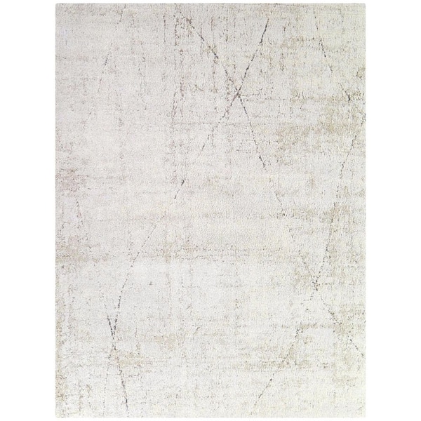 Kristian Cream 5 ft. 3 in. x 7 ft. Abstract Area Rug