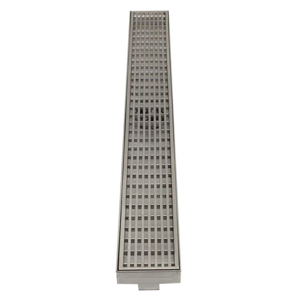 32" Brushed Stainless Steel Linear Shower Drain