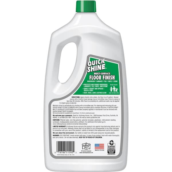  Quick Shine Multi Surface Deep Floor Cleaner and