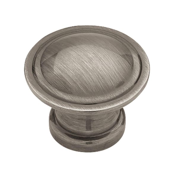 Liberty Ridge 1-1/8 in. (28mm) in. Brushed Nickel Plated Round Cabinet Knob