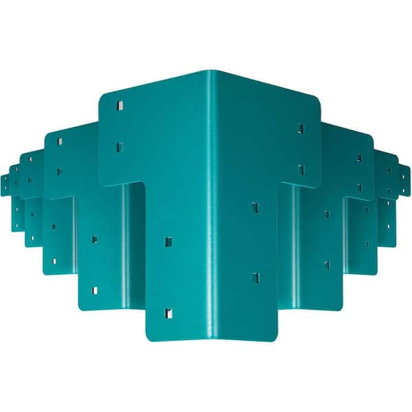 SVOPES Workbench Corner Brackets, 4mm Steel Bracket Kit for 4 x 4 and 2 x 4 Lumber 8 Piece Right Angle Brackets w/ Hardware Kit