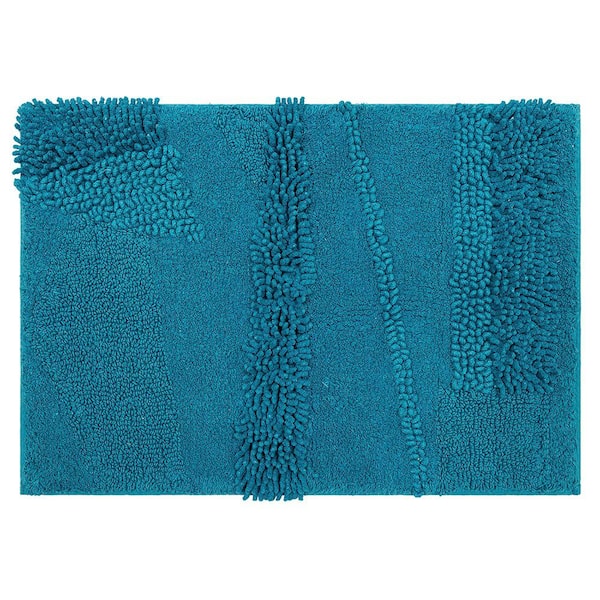 Mohawk Home Composition Bath 21-in x 34-in Silver Cotton Bath Mat in the Bathroom  Rugs & Mats department at