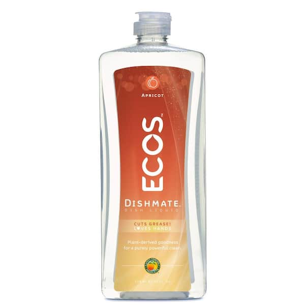 ECOS 25 oz. Squeeze Bottle Ultra Dishmate Apricot Scent Dishwashing Liquid