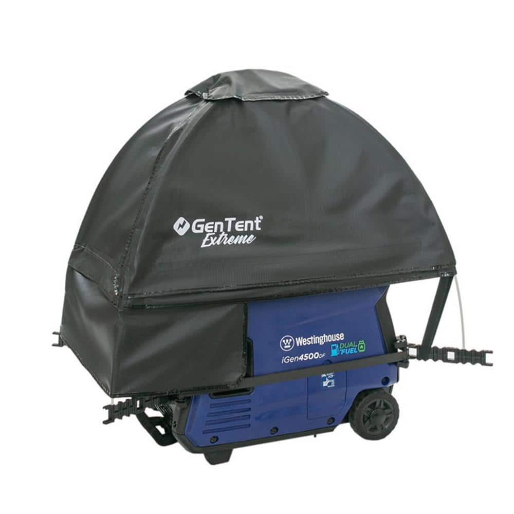 Extreme Black Waterproof Generator Cover for Encased Inverter Generators