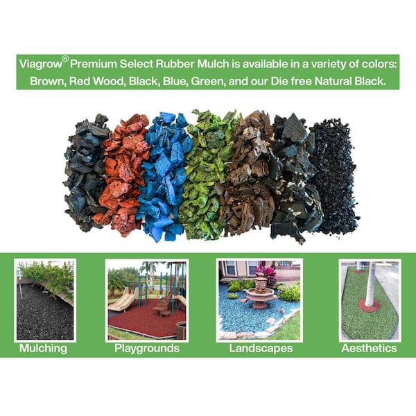 Viagrow Natural, No Dye, Rubber Playground and Landscape