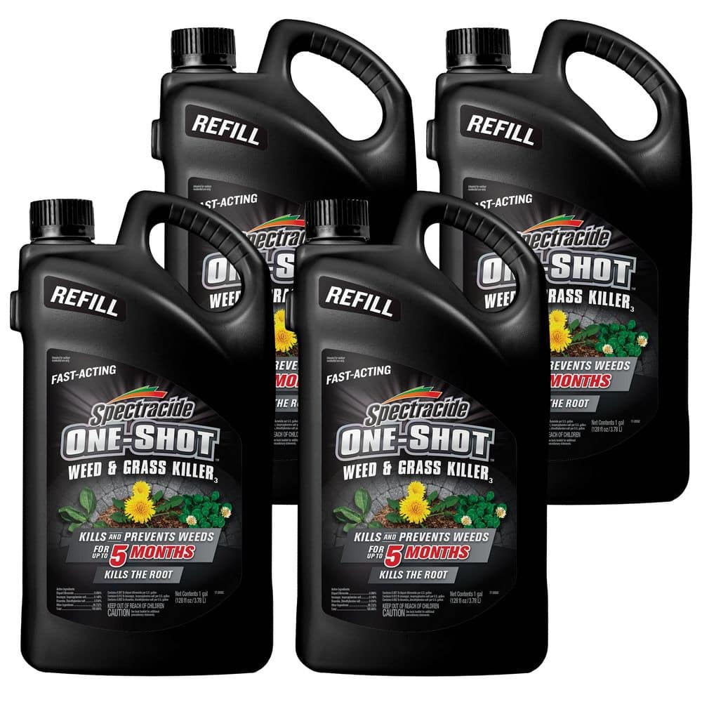 Spectracide 1 gal. One Shot Weed and Grass Killer Ready-To-Use AccuShot ...