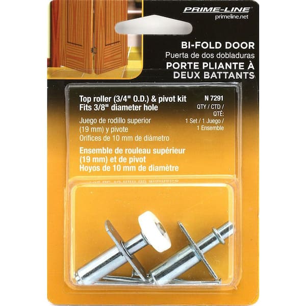 Prime-Line Top Pivot and Guide Wheel, 3/8 in Diameter, Steel