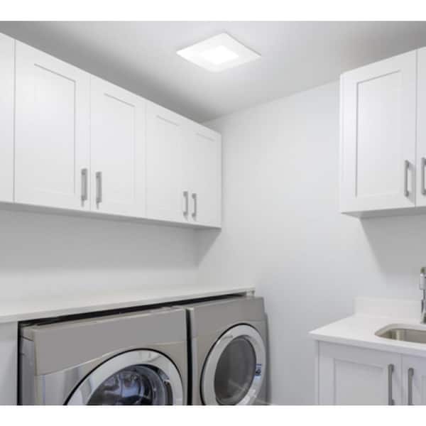 ReVent 50 CFM Ceiling/Wall Mount Easy Roomside Installation Bathroom/Bath  Exhaust Fan with Adjustable LED Lighting, ENERGY STAR RVL50-D - The Home  Depot