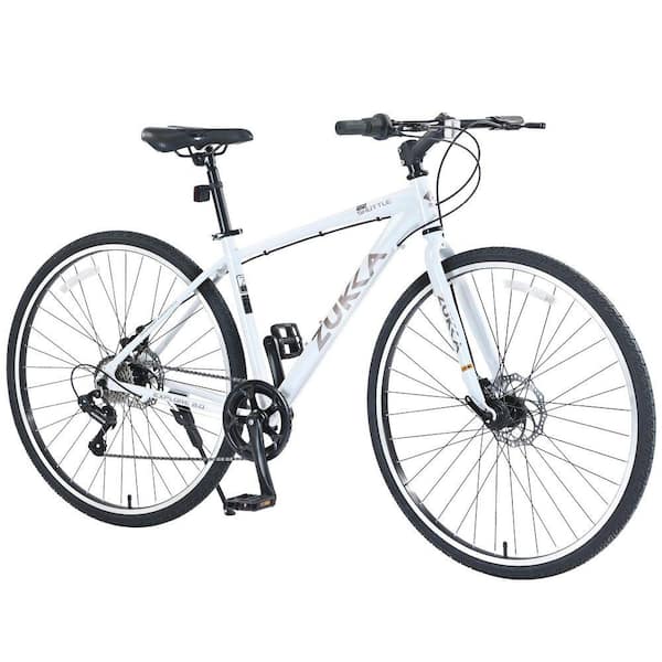Zeus & Ruta 28 in. Bike with 7 Speed Hybrid and Aluminum Alloy 