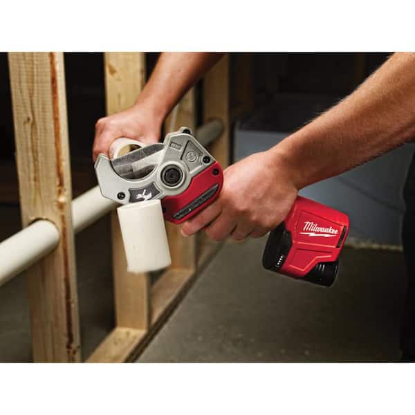 Milwaukee M12 12V Lithium-Ion Cordless PVC Pipe Shear (Tool-Only 