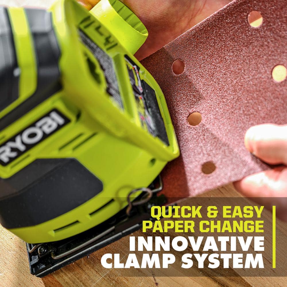 RYOBI ONE 18V Cordless 1 4 Sheet Sander Tool Only - Image 4