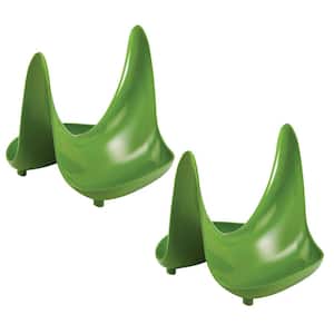 Green Pot Lid Stand/Spoon Rest (2-Pack)