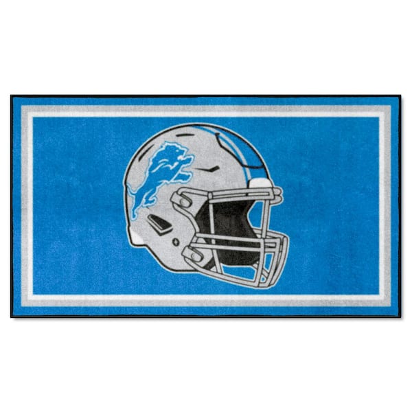 FANMATS Detroit Lions 3ft. x 5ft. Plush Area Rug