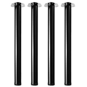 Set of 4 Universal Metal Furniture Legs Replacement Legs for Sofa Table 