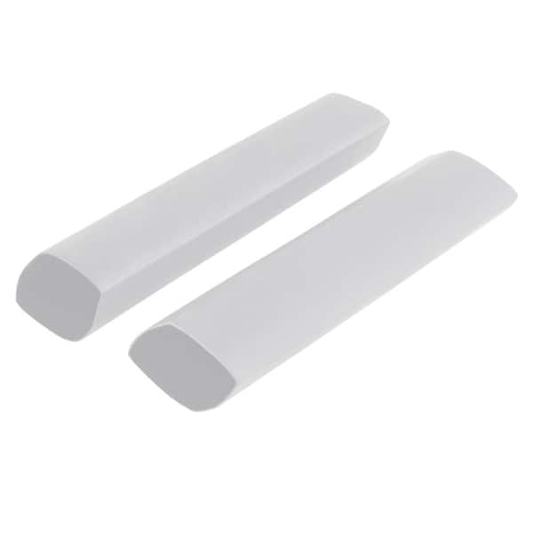 Commercial Electric 3/4 in. Heat Shrink Tubing, White (2-Pack)