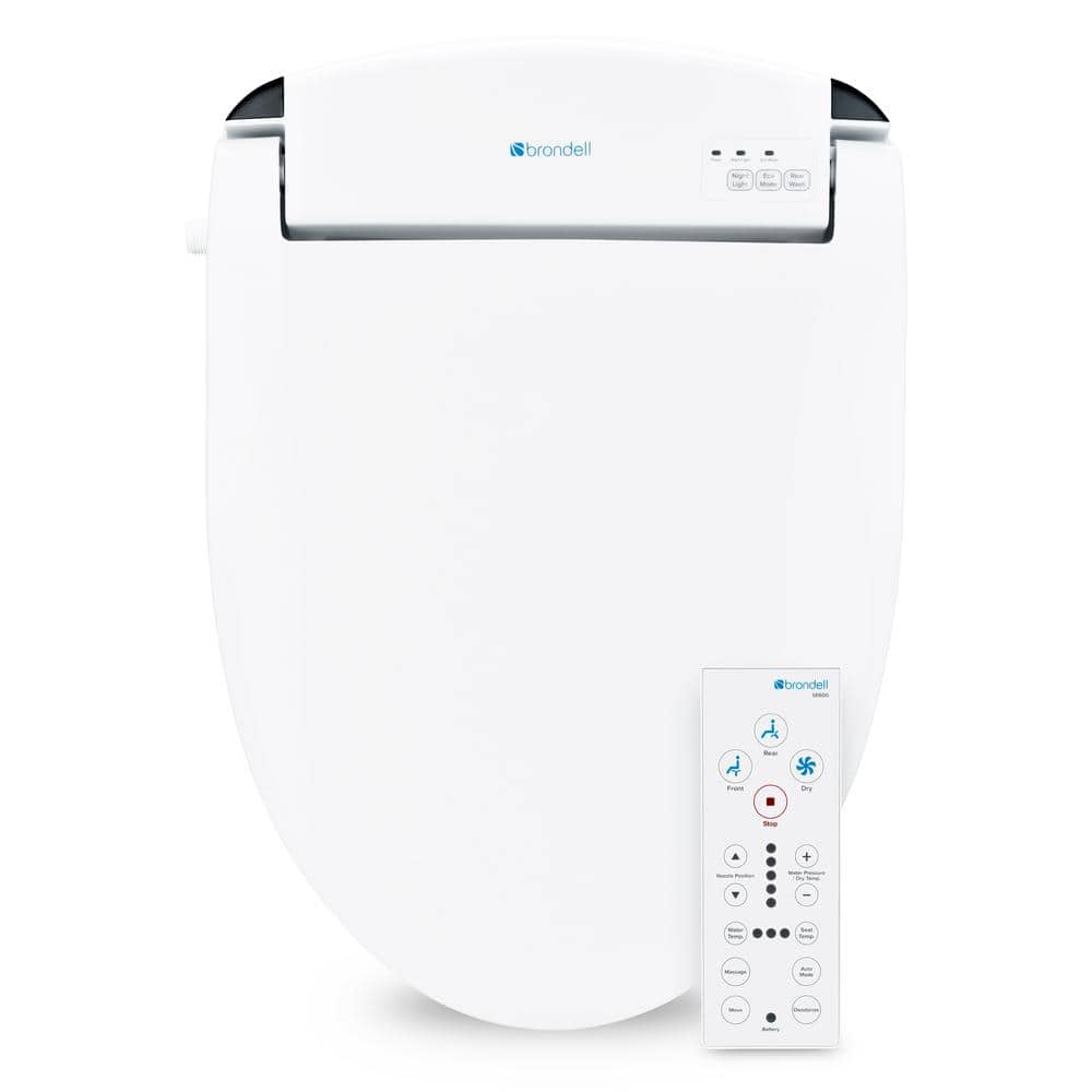 Brondell Swash SE600 Electric Bidet Seat for Elongated Toilet in White