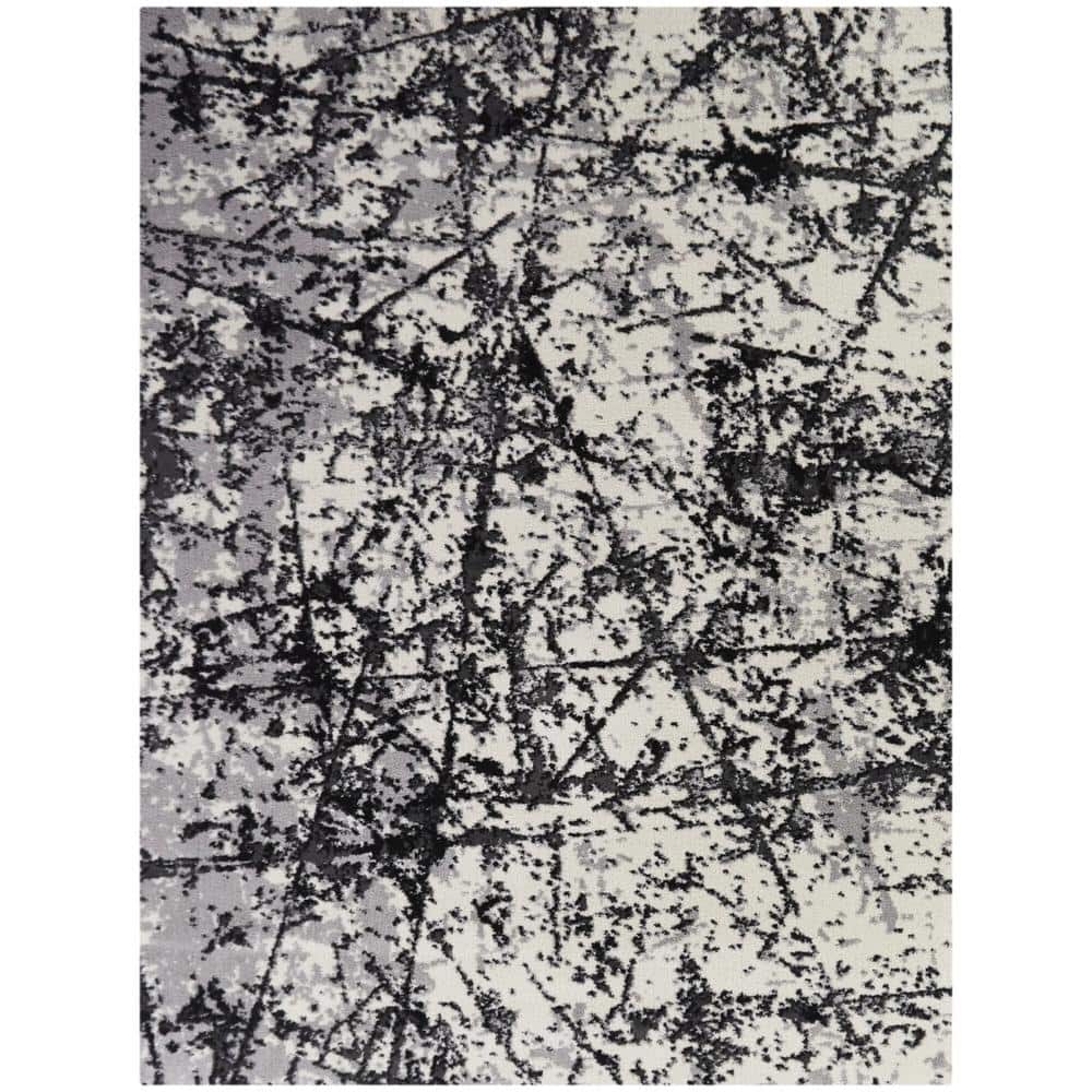 Lydia White 8 ft. x 10 ft. Abstract Area Rug price history on PriceWatchPro