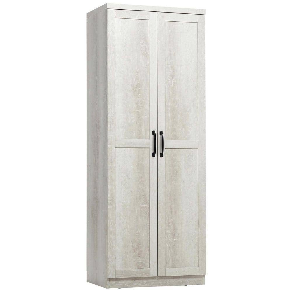 Antique White Pantry Organizer with Adjustable Shelves;Removable Shelves