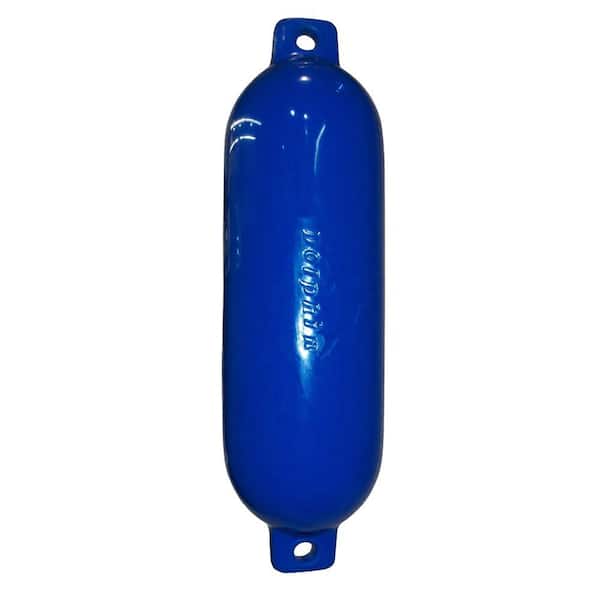 4.5 in. x 16 in. Ribbed Boat Fender, Navy Blue