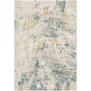 Cynthia Gray/Blue 5 ft. x 7 ft. Abstract Indoor Area Rug