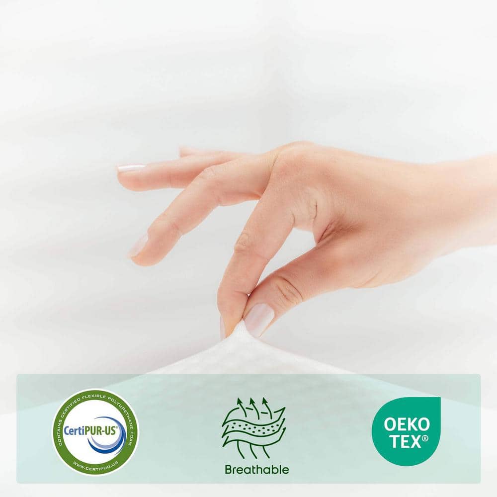 Twin 8-Inch Green Tea Gel Memory Foam Mattress