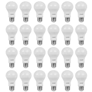 60-Watt Equivalent A19 Non-Dimmable General Purpose E26 Medium Base LED Light Bulb, Soft White 2700K (24-Pack)
