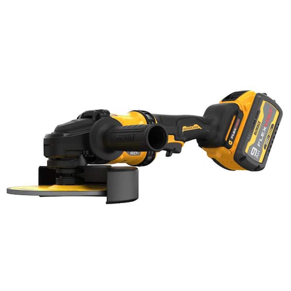DEWALT FLEXVOLT 60V MAX Cordless Brushless 4.5 in. to 6 in. Small Angle  Grinder with Kickback Brake (Tool Only) DCG418B - The Home Depot