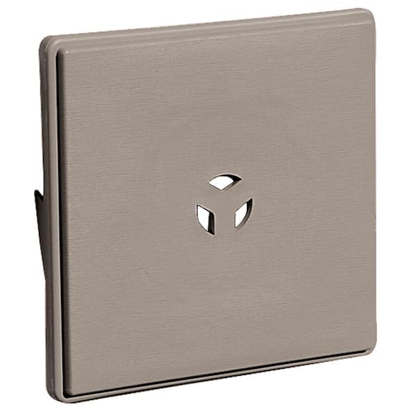 Builders Edge 6.625 in. x 6.625 in. 008 Clay Surface Mounting Block