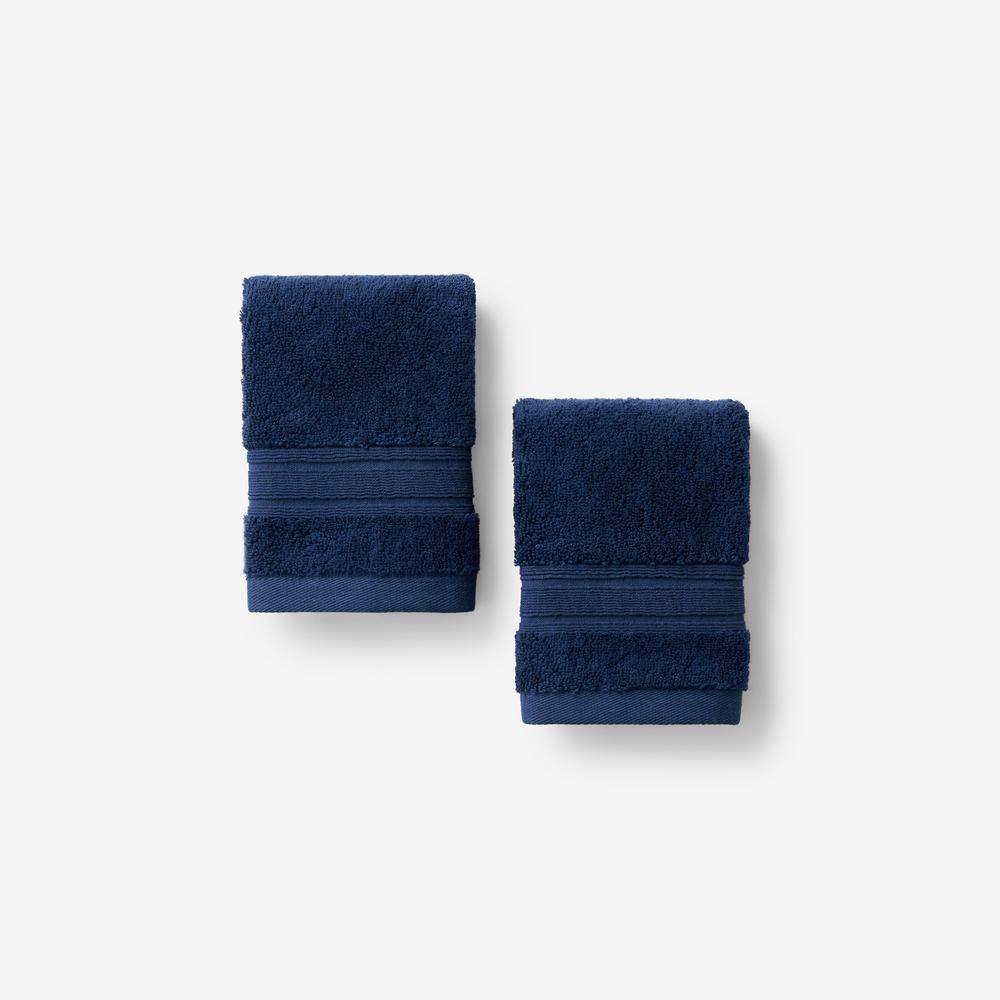 Company Cotton Navy Solid Turkish Cotton Wash Cloth (Set of 2) price history on PriceWatchPro