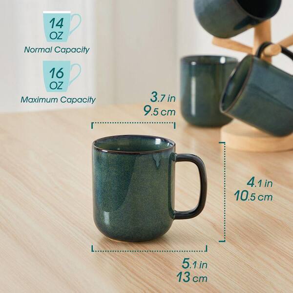 2l coffee mug Two-Tone Coffee Mugs, 15oz – The White Elephant Store main image 0