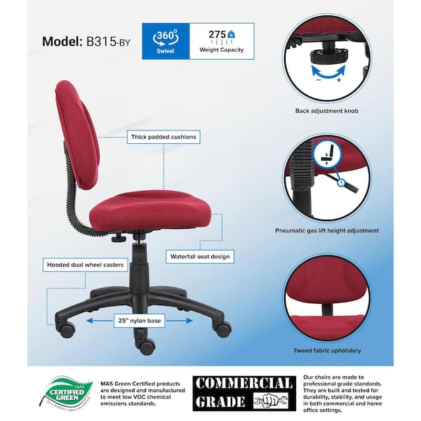 https://images.thdstatic.com/productImages/ae5dd1ae-a821-448c-b4b0-8916a2057176/svn/burgundy-boss-office-products-task-chairs-b315-by-1f_600.jpg