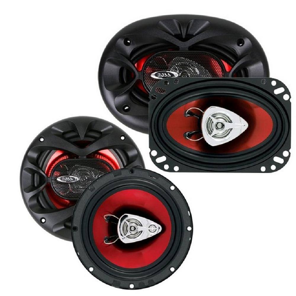 New 6.5 in. 300-Watt Plus CH4630 4 in. x 6 in. 250-Watt Car Audio Speakers