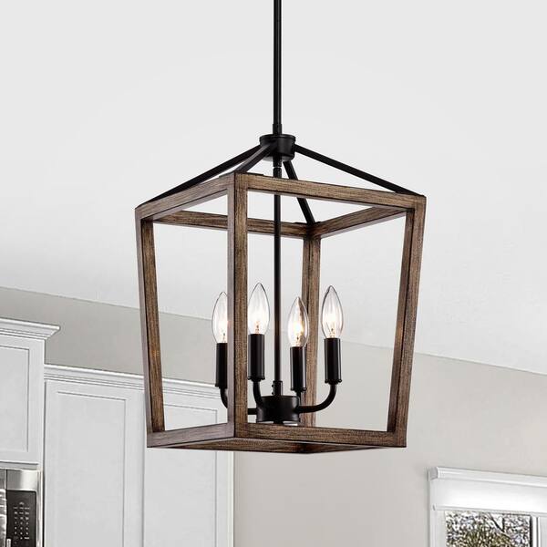 Warehouse of Tiffany Heller 4-Light Matte Black Indoor Chandelier