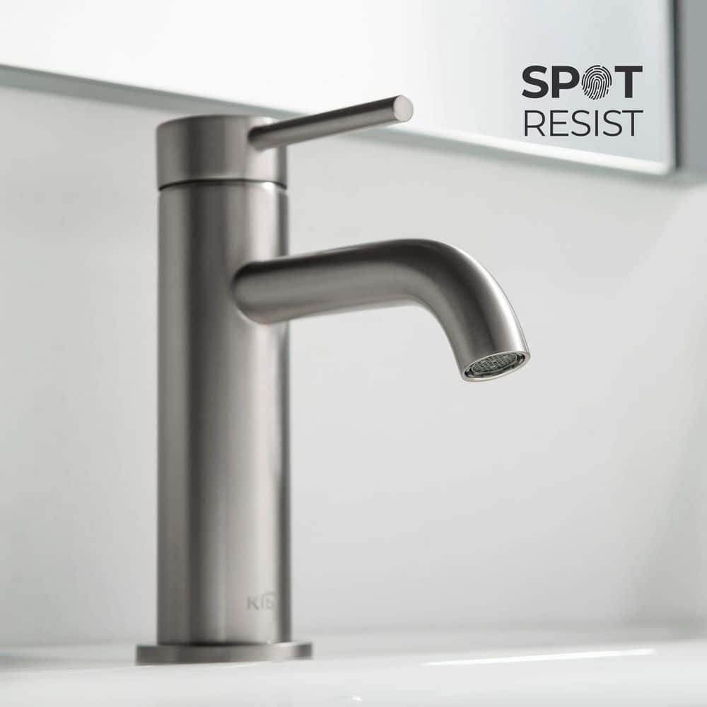 ErgoFlow Brushed Nickel Single-Handle Bathroom Faucet