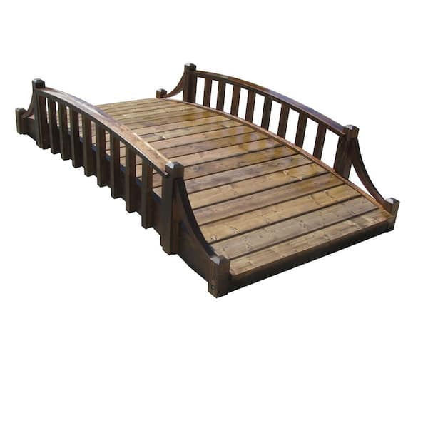 Country Garden Bridge 8 ft. x 4 ft. 400 lb. Load Capacity