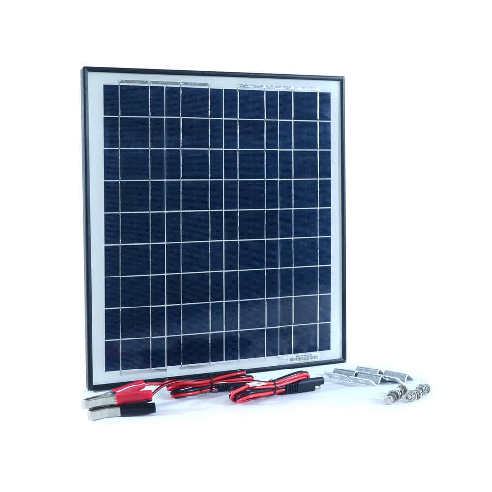 20 Amp 12V/24V PWM Solar Charge Controller 1pc 20 Watt Polycrystalline Photovoltaic Solar Panel ECO-WORTHY 12 Volt 20W Solar Charging Kit