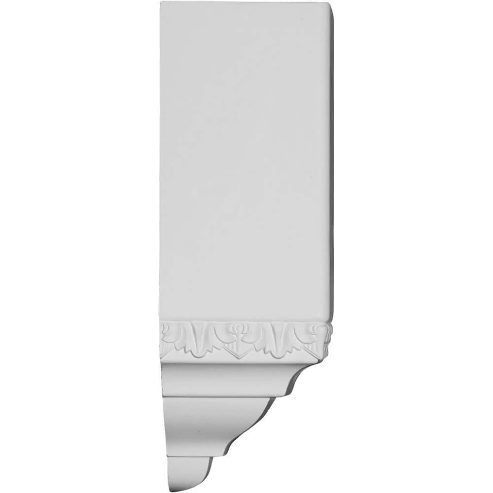White Decorative Crown Moulding Inside Corner 13.25"