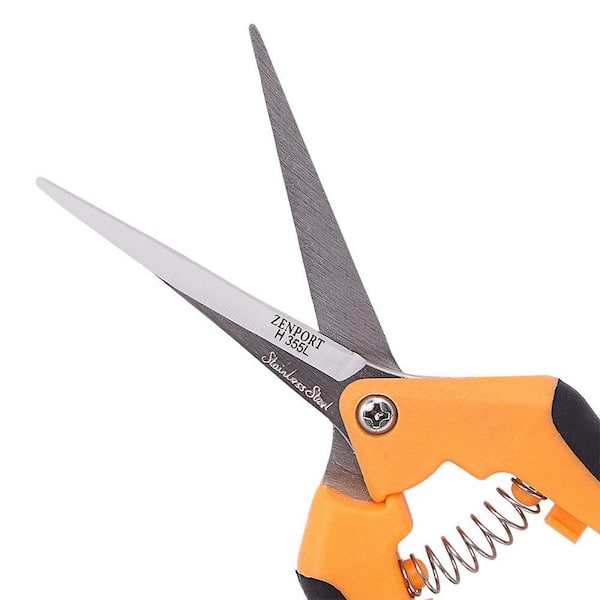 ZENPORT Hydroponic Long Microblade Pruner, Stainless Steel Blade