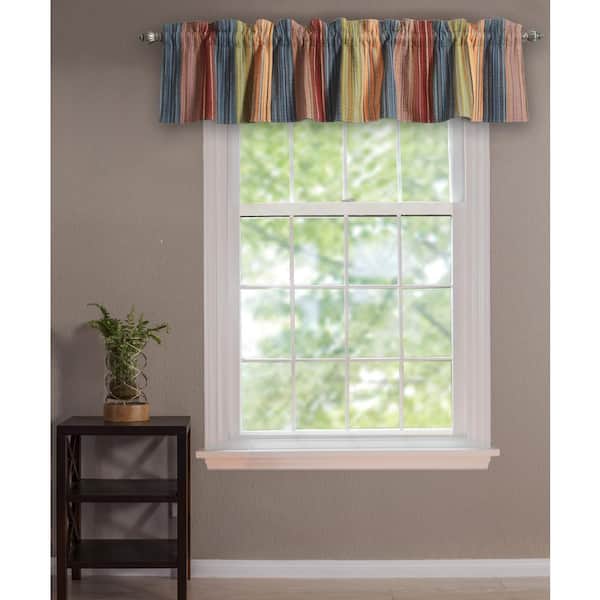 Unbranded Katy 16 in. L Cotton Valance in Multi
