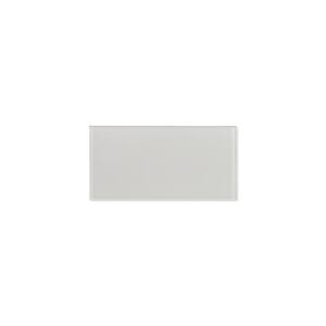 Subway Light Gray 3 in. x 6 in. x 0.2 in. Glass Peel and Stick Wall Tile (3 sq.ft./case)