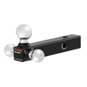Multi-Ball Trailer Hitch Ball Mount Draw Bar (2 in. Hollow Shank, 1-7/8 in., 2 in. & 2-5/16 in. Chrome Balls)