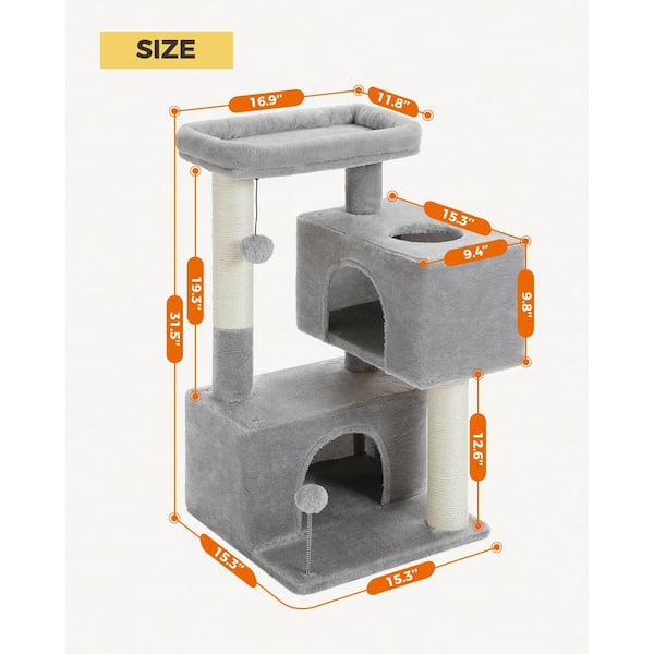 Medium sized clearance cat tree