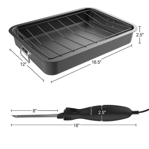 Stainless Steel 3-1 Roasting Pan - Liberty Tabletop- Cookware Made in USA
