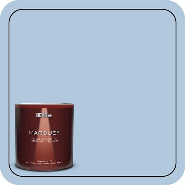 BEHR MARQUEE 1 qt. #M510-2 Life At Sea Matte Interior Paint & Primer