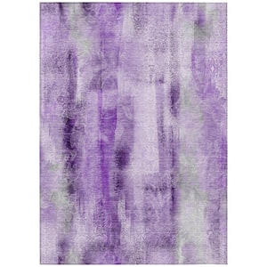 Chantille ACN537 Purple 10 ft. x 14 ft. Machine Washable Indoor/Outdoor Geometric Area Rug